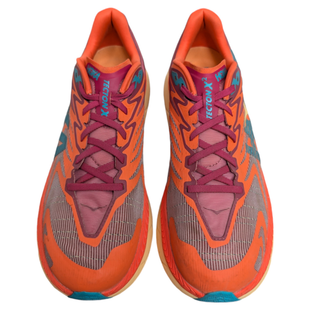 HOKA ONE ONE Tecton X 2 Cherries Jubilee Flame Trail Race Sneaker Womens 10.5B - Picture 8 of 12